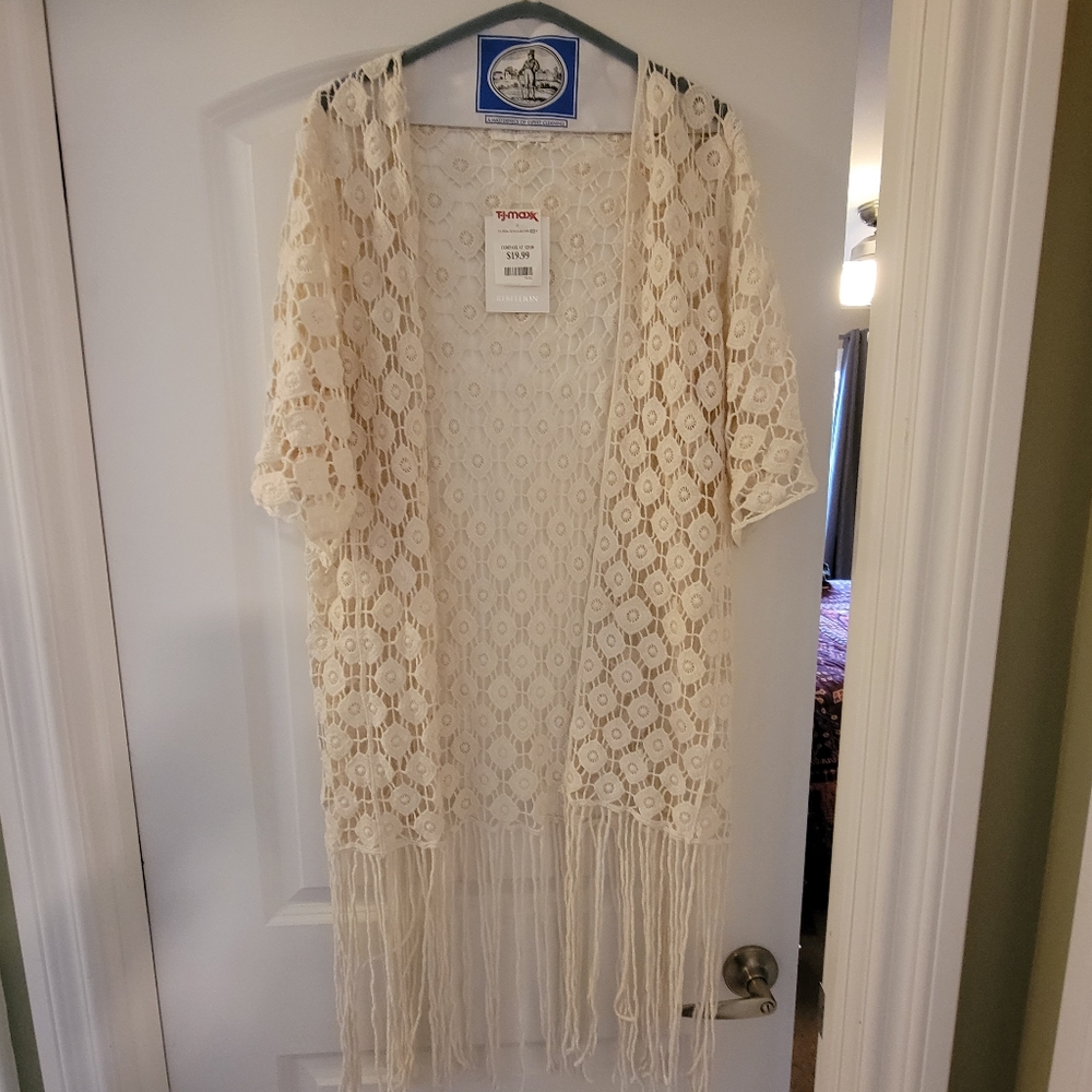 Rebellion Macrame Ivory Boho Wrap